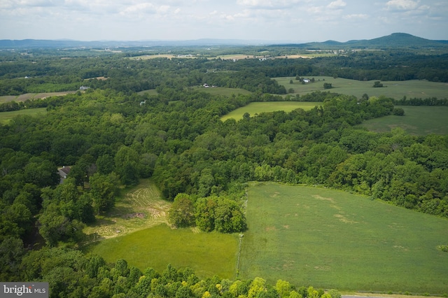 view of aerial view