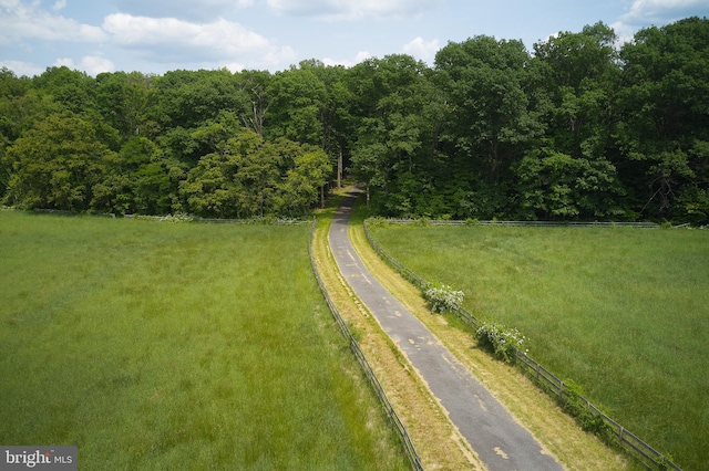 view of drone / aerial view