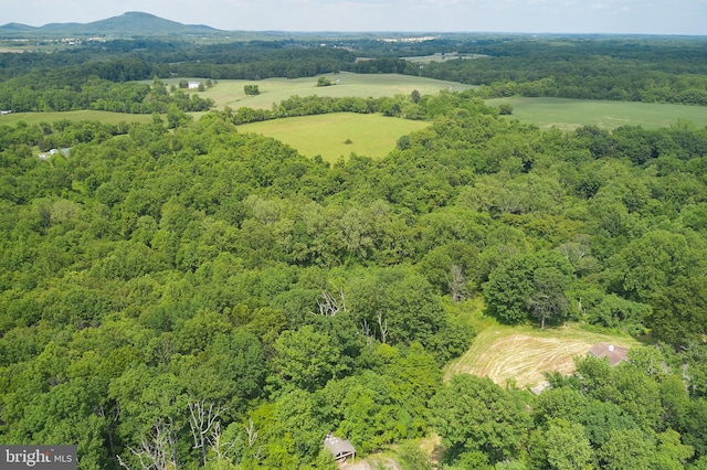 view of aerial view