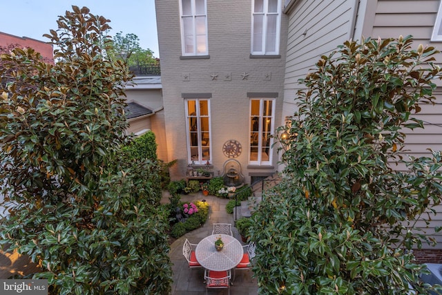 exterior space featuring a patio area