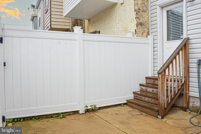 exterior space featuring a patio