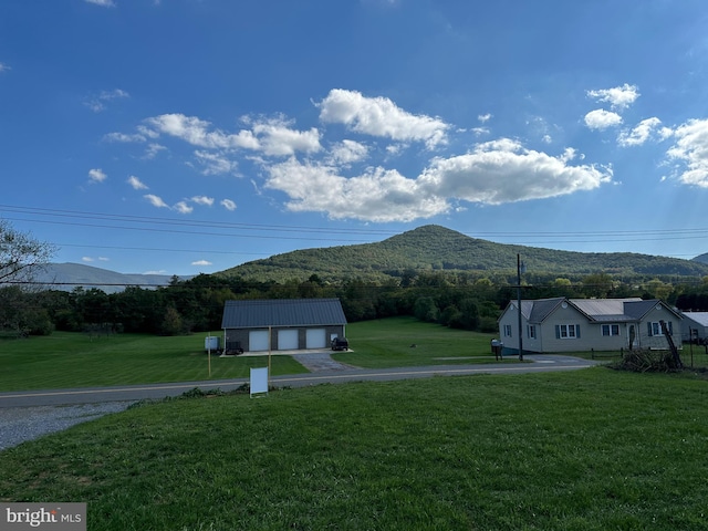 view of property view of mountains