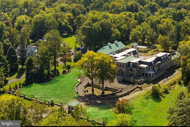 2801 Riverton Rd, Moorestown, NJ 08057 - aerial view of a heavily wooded area
