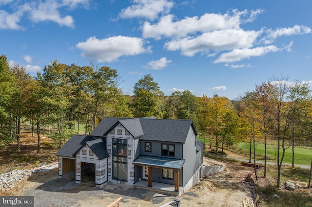 view of front of property