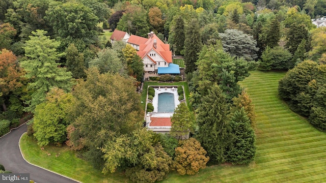 1717 Woodland Rd, Abington, PA 19001 - birds eye view of property featuring a rural view