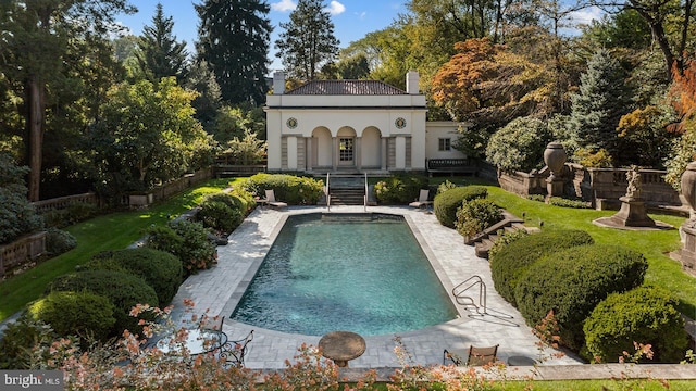 1717 Woodland Rd, Abington, PA 19001 - view of pool with a yard