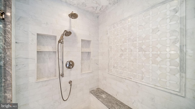 1717 Woodland Rd, Abington, PA 19001 - bathroom featuring tiled shower