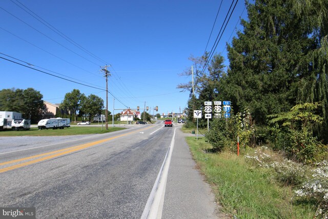 view of road