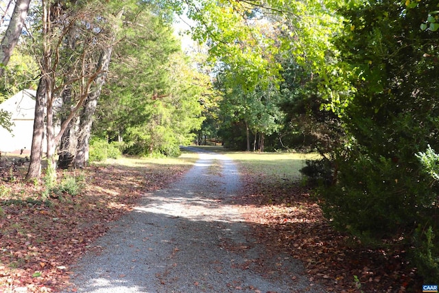 view of road