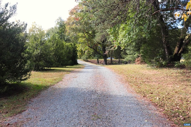 view of road