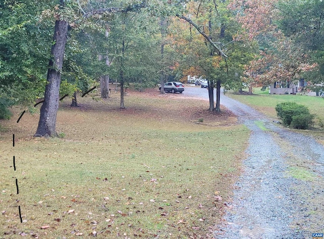 view of road