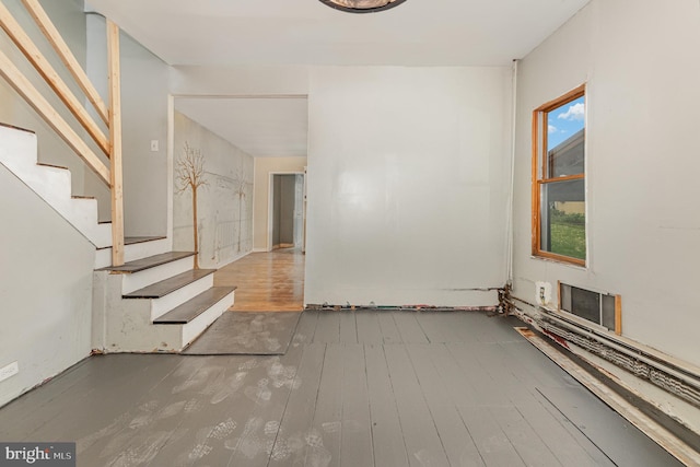 foyer featuring hardwood / wood-style flooring