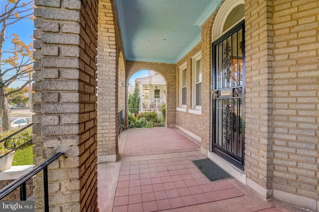 view of patio / terrace featuring a porch