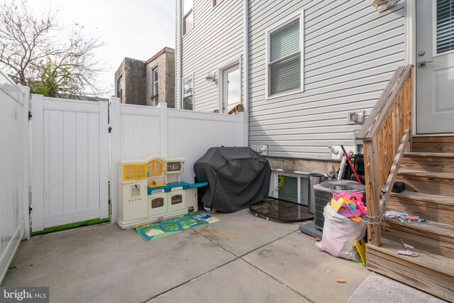 view of patio / terrace featuring area for grilling