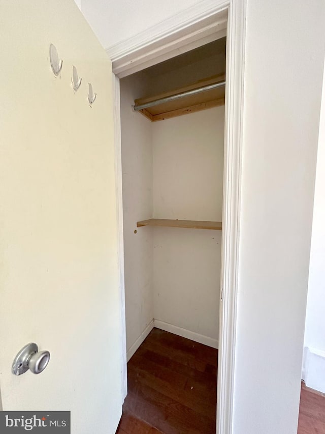 view of closet