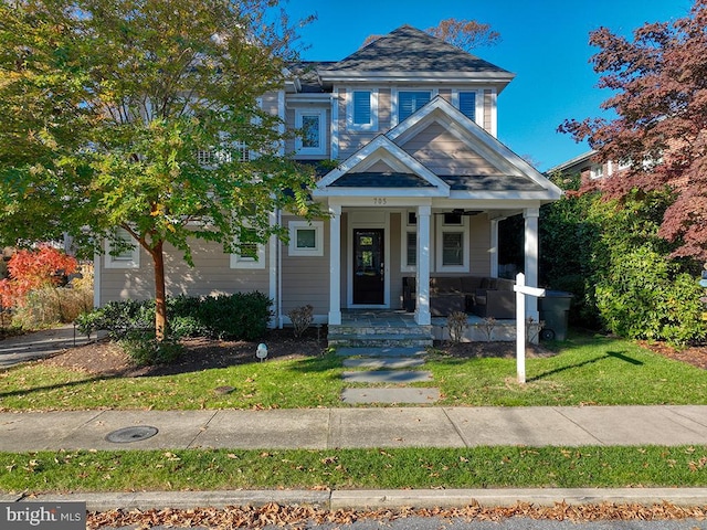 view of front of house featuring a porch