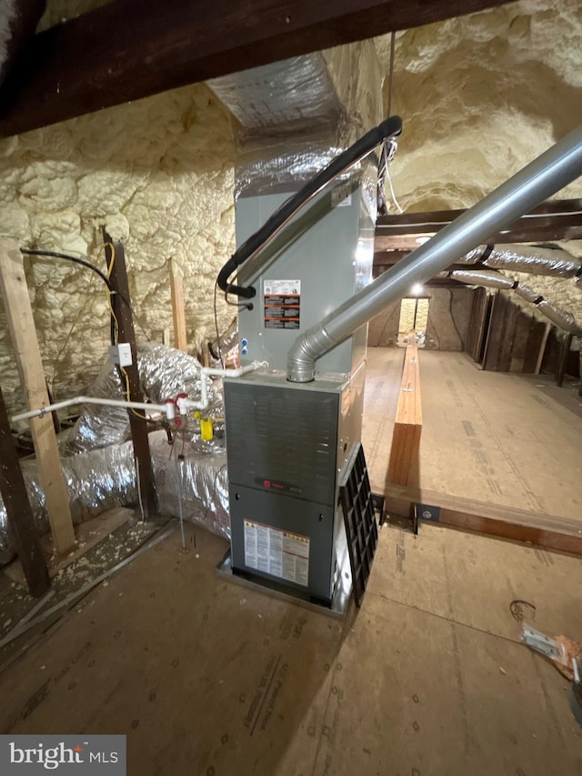 view of utility room