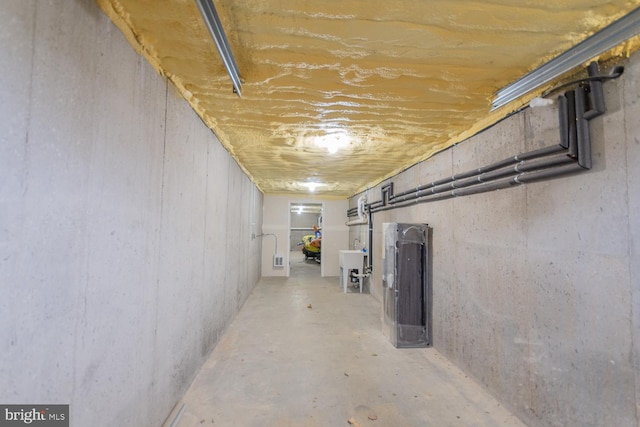 view of basement