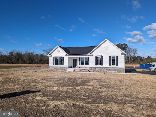 view of ranch-style home