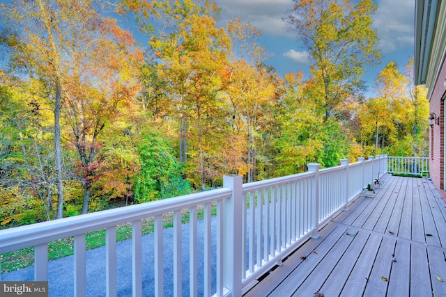 view of deck