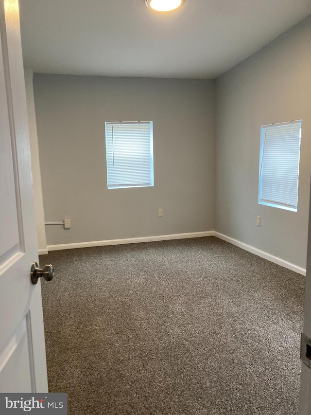 unfurnished room with carpet