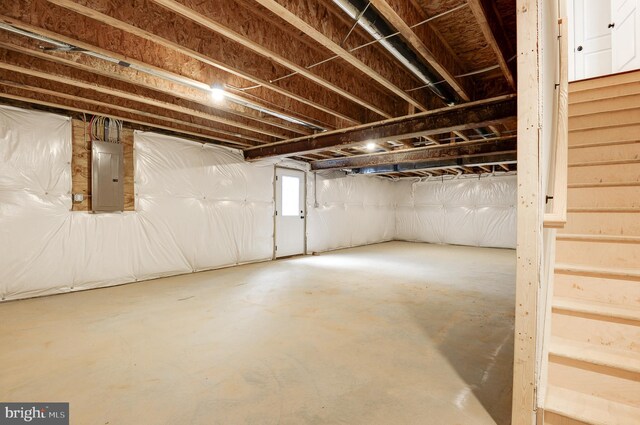 40 N Berlin Pike, Lovettsville, VA 20180 - below grade area featuring electric panel and stairs