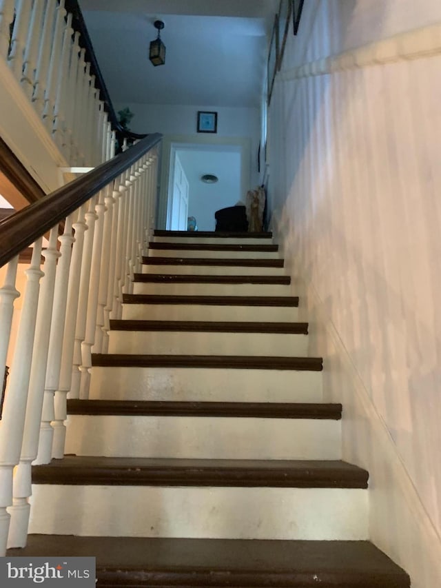 view of stairs