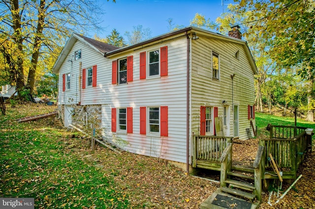 view of rear view of house