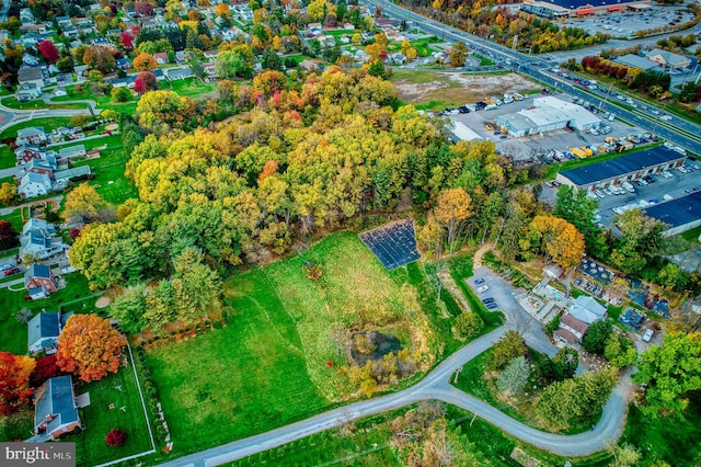 view of aerial view