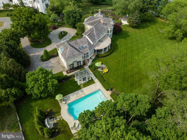 view of birds eye view of property