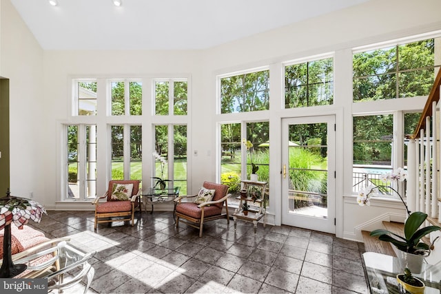 sunroom with a wealth of natural light