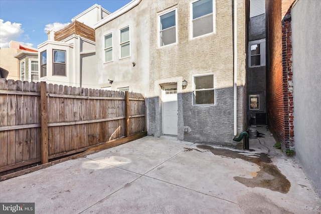 rear view of house featuring a patio area