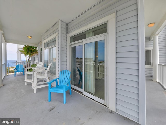 view of patio / terrace featuring a porch