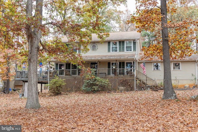 view of front of home