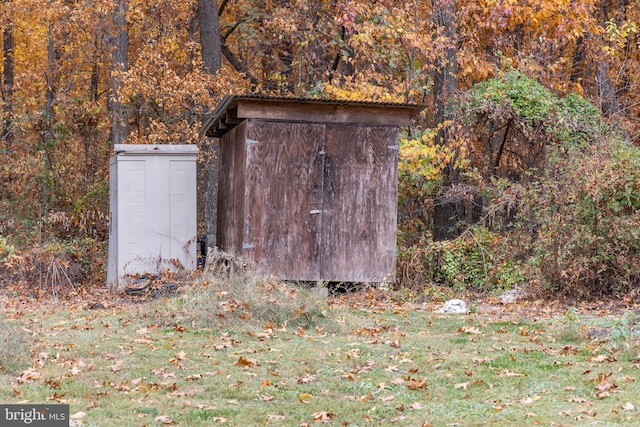 view of shed / structure