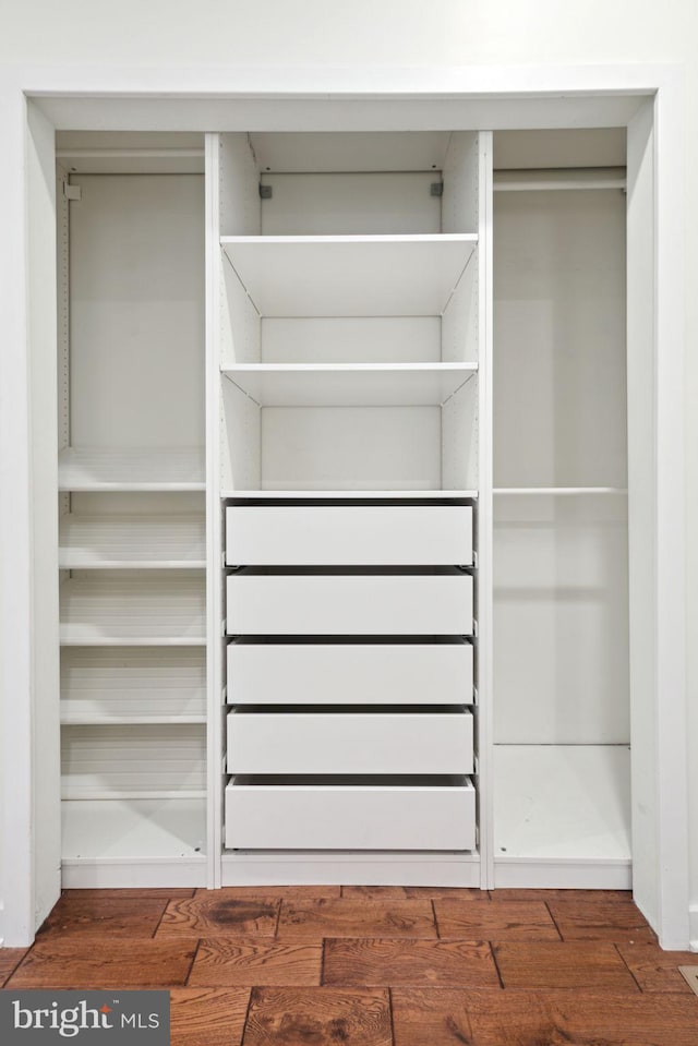 view of closet