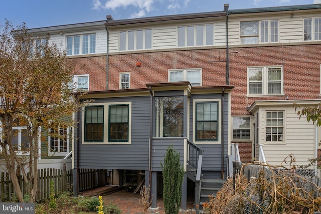 view of rear view of property