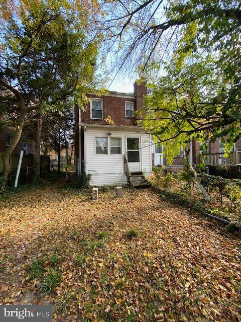 view of back of property