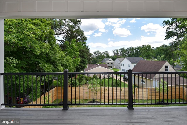 view of deck