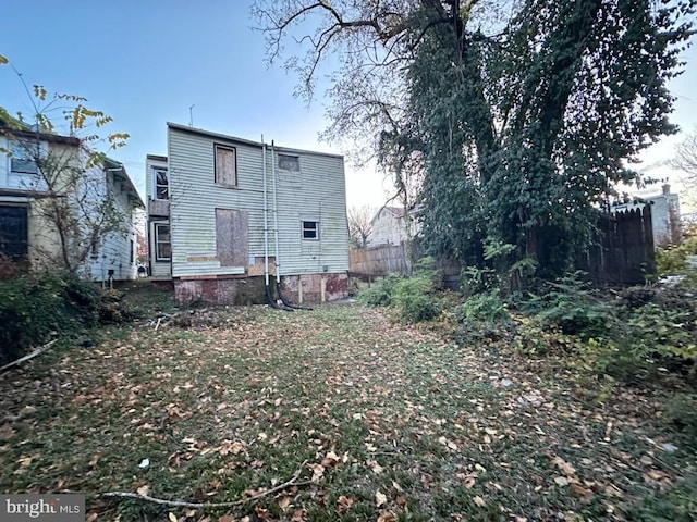 view of rear view of house