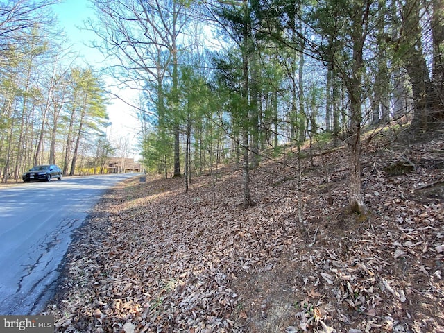 view of road