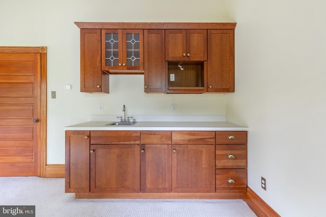 kitchen featuring sink