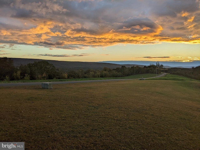 view of mountain view