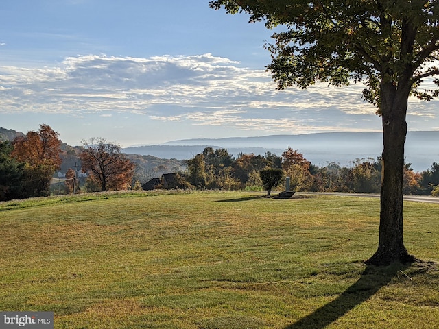 view of mountain feature