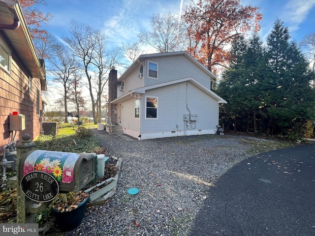 view of property exterior