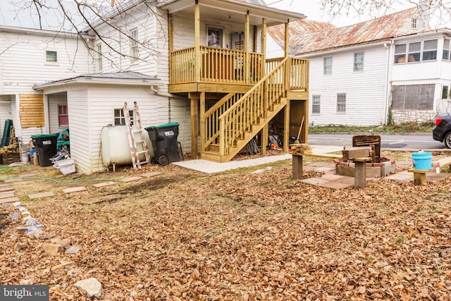 view of rear view of house