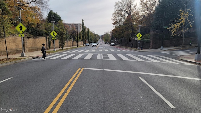 view of road