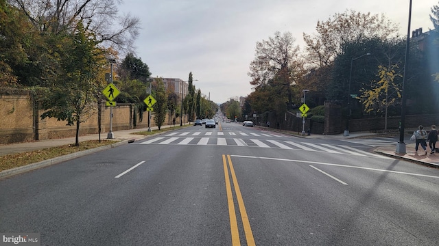 view of road