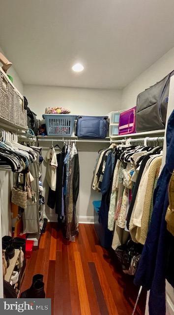 2022 Fitzwater St, Philadelphia, PA 19146 - walk in closet featuring wood finished floors