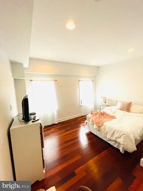 2022 Fitzwater St, Philadelphia, PA 19146 - bedroom with wood finished floors and recessed lighting